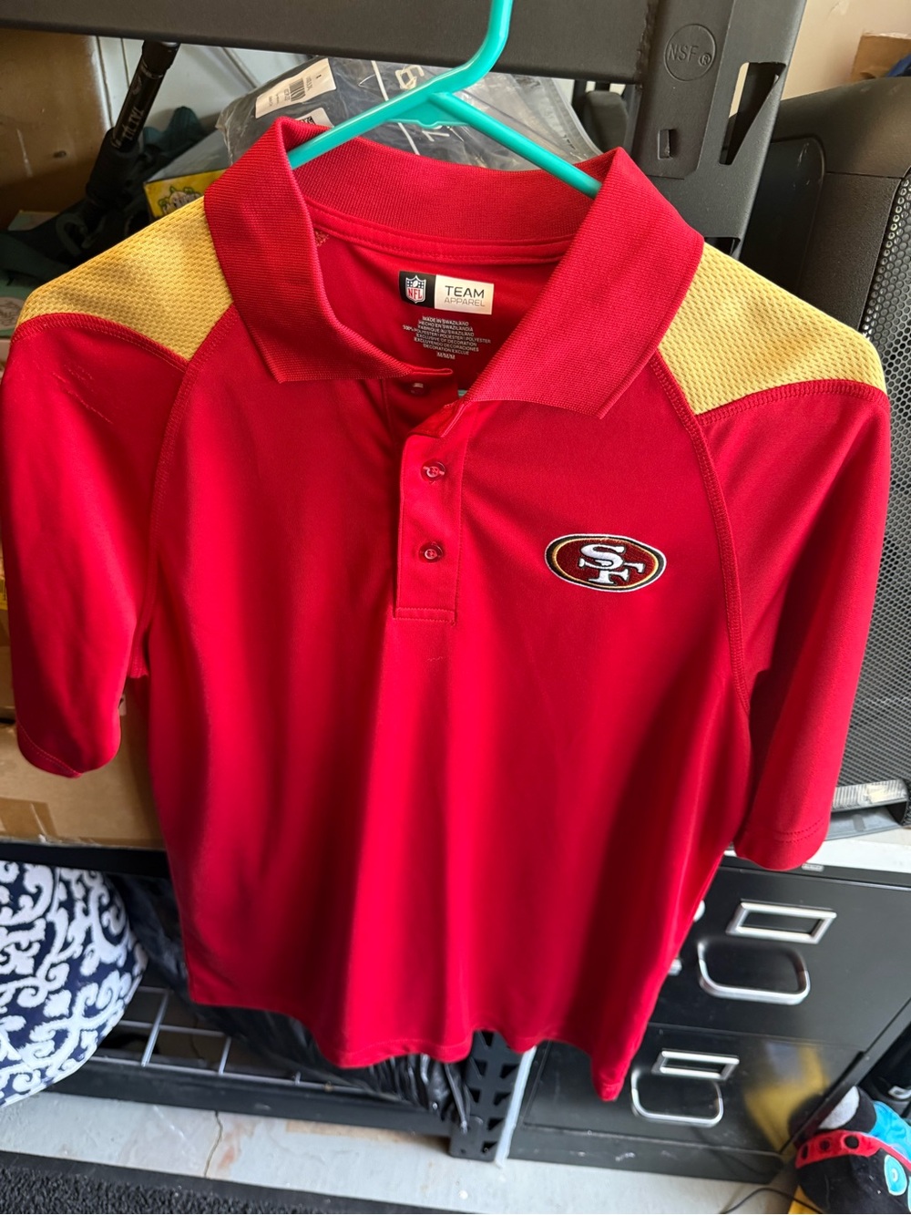 San Francisco 49ers Red & Gold Polo Shirt